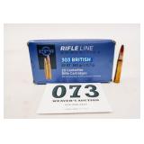 PPU 303 BRITISH 180GR SP (20RDS/1BOX)