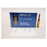 PPU 6.5X55 SWEDE 139GR SP (20RDS/1BOX)