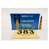PPU RIFLE LINE 8MM MAUSER 196GR SP (20RDS/1BOXES)