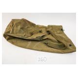 WW2 US MILITARY DUFFLE BAG W/ NAME