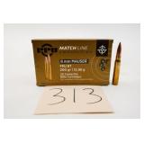 PPU 8MM MAUSER MATCH LINE 200GR FMJ