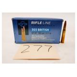 PPU 303 BRITISH 180GR SP (20RDS/1BOX)