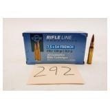 PPU 7.5X54 FRENCH 139GR FMJ (20RD/1BOX)