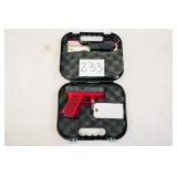 GLOCK 43X 9MM BUFFALO PLAID GLITTER