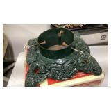 Cast iron Christmas tree stand with box