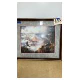 Framed and matted artwork by Reichardt