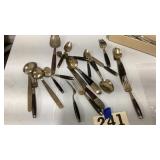 Siam, Thailand, brass 19 pieces