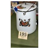 12 inch enamel coffee pot