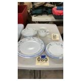 2 person dish ware One cup missng