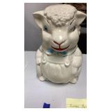 Vintage Apco 12? sheep/lamb cookie jar, small