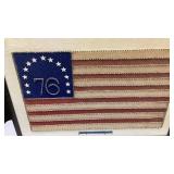 Vintage string art American flag 1976
