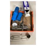 Combination valve, scale and striker