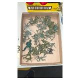 Vintage plastic army men