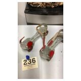 Union number five metal rollerskates