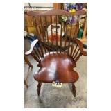 Spindle back armchair