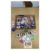 40 + Tom Ridge political buttons