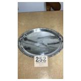 Silver soldered 16 inch Hotel Astor serving tray