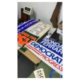 Large lot, political posters