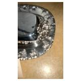 Silver plate cover dish 10 x 12
