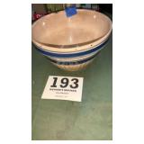 8 inch blue banded stoneware bolt