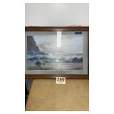 23 x 33 framed and matted Bob Sanders Seascape