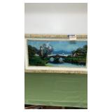 27 x 48 reverse glass painting