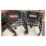 2 Coleman Marine backrests / a little broke