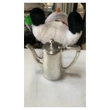 7" silver plate teapot