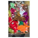 Beanie babies box lot