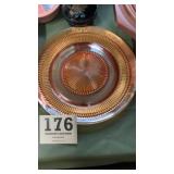 13 inch carnival glass tray