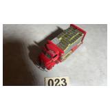 Vintage metal toy delivery truck For Coca-Cola
