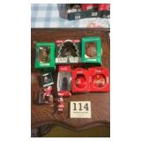Lot of 9 Coca-Cola Christmas Tree Ornaments