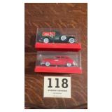 Lot of 2 Coca-Cola Collectors Vehicles made in