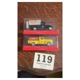 Lot of 2 Coca-Cola Collectors Vehicles made in