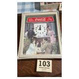 Coca-Cola advertising Wall Clock unused