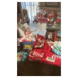 Lot of Coca-Cola Clothing and Bags some worn some