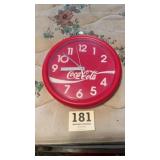 Coca-Cola Battery operated Wall Clock plastic