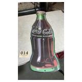 3 foot metal Coca-Cola advertising sign from 1995