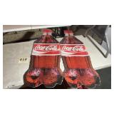 2pc 4 foot Coca-Cola displays shaped of bottles