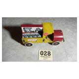 Wooden advertising toy truck for Coca-Cola