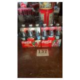 Coca-Cola Christmas bottle with carriers full