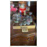 Coca-Cola soda Pitcher with 10 drinking glasses