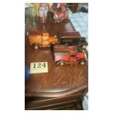 Lot of 3 Coca-Cola Wooden Advertising Collectors