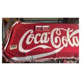 Coca-Cola blanket as is in an advertising party