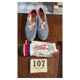 Pair of Coca-Cola Shoes & Socks lightly worn