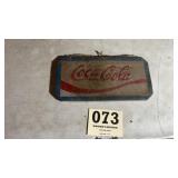 Old wooden Coca-Cola advertising sign