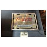 Nice hanging advertising mirror for Coca-Cola