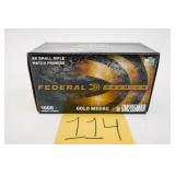 FEDERAL AR SMALL RIFLE MATCH PRIMERS 1000CT
