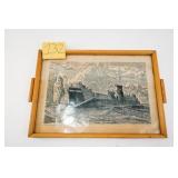 LANDING CRAFT INFANTRY WORLD WAR II PAINTING