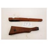 NOI MKIII BRITISH ENFIELD STOCK SET. (W/CRACK)